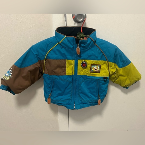 🔥HOST PICK 🔥 Obermeyer SpongeBob children’s ski coat 2T I-Grow sleeves, clips - Picture 2 of 12